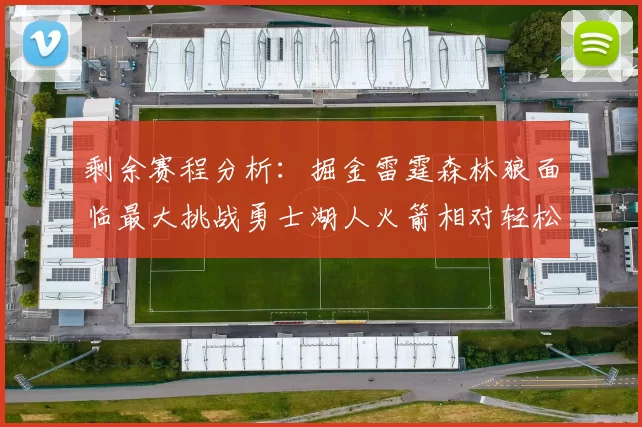 剩余赛程分析：掘金雷霆森林狼面临最大挑战勇士湖人火箭相对轻松